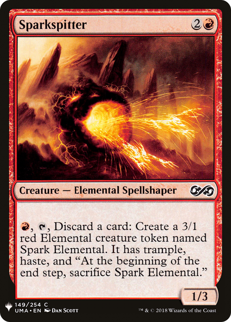 Sparkspitter (LIST-UMA-149) - The List