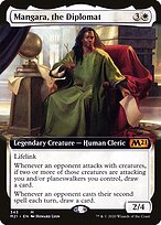 Mangara, the Diplomat (Extended Art) (M21-343) - Core Set 2021: (Extended Art)
