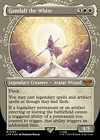 Gandalf the White (Showcase) (Surge Foil) (LTR-797) - The Lord of the Rings: Tales of Middle-earth: (Showcase) (Borderless) Foil