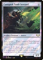Canoptek Tomb Sentinel (Surge Foil) (40K-152) - Warhammer 40,000 Commander Foil