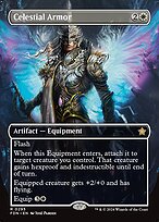 Celestial Armor (Borderless) (FDN-295) - Foundations