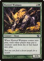 Hunted Wumpus (8ED-258★) - 8th Edition Foil