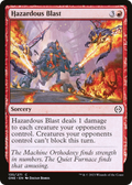Hazardous Blast (ONE-135) - Phyrexia: All Will Be One Foil