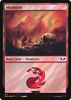 Mountain (316) (Surge Foil) (40K-316) - Warhammer 40,000 Commander Foil