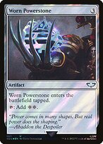 Worn Powerstone (Surge Foil) (40K-263) - Warhammer 40,000 Commander Foil