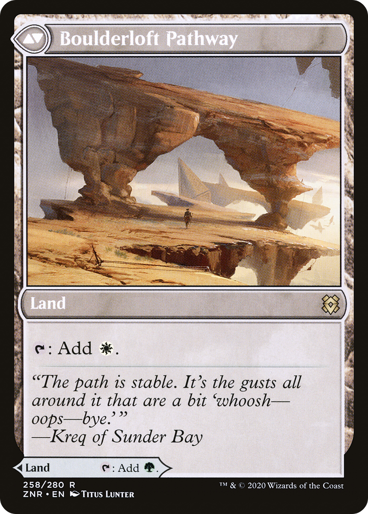Branchloft Pathway (ZNR-258) - Zendikar Rising Foil