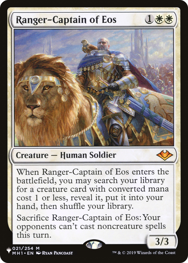 Ranger-Captain of Eos (LIST-MH1-21) - The List