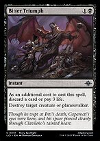 Bitter Triumph (LCI-091) - The Lost Caverns of Ixalan Foil