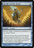 Cut the Earthly Bond (SOK-032) - Saviors of Kamigawa Foil