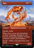 Fury (Borderless) (MH2-313) - Modern Horizons 2 (Borderless) Foil