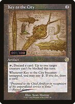Key to the City (Schematic) (Serial Numbered) (BRR-090) - The Brothers' War Retro Artifacts Foil