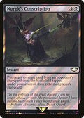 Nurgle's Conscription (Surge Foil) (40K-044) - Warhammer 40,000 Commander Foil