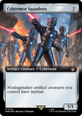Cybermen Squadron (Extended Art) (Surge Foil) (WHO-1048) - Doctor Who: (Extended Art) Foil