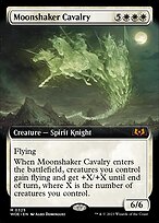 Moonshaker Cavalry (Extended Art) (WOE-325) - Wilds of Eldraine: (Extended Art) Foil
