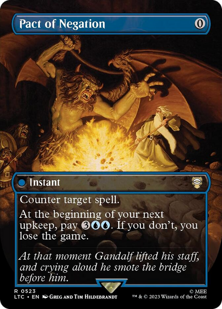 Pact of Negation (Borderless) (LTC-523) - Tales of Middle-earth Commander