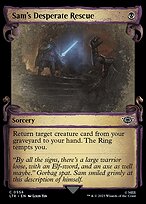 Sam's Desperate Rescue (Showcase Scrolls) (LTR-556) - The Lord of the Rings: Tales of Middle-earth: (Showcase)