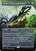 Sword of Feast and Famine (Borderless) (2XM-364) - Double Masters Foil