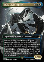 Blue, Loyal Raptor (Borderless) (REX-008) - Jurassic World Collection