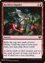 Reckless Impulse (LIST-VOW-174) - The List