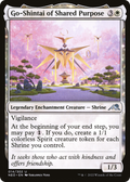 Go-Shintai of Shared Purpose (NEO-014) - Kamigawa: Neon Dynasty: (enchantment)