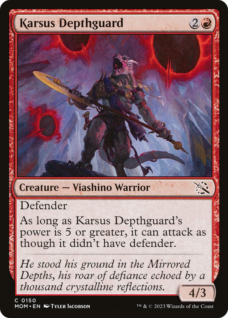 Karsus Depthguard (MOM-150) - March of the Machine Foil