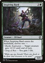 Inspiring Bard (AFR-189) - Adventures in the Forgotten Realms Foil