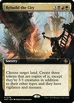Rebuild the City (Extended Art) (MAT-178) - March of the Machine: The Aftermath: (Extended Art) Foil