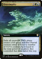Oversimplify (Extended Art) (C21-399) - Commander 2021: (Extended Art)