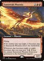 Sunstreak Phoenix (Extended Art) (MID-359) - Innistrad: Midnight Hunt: (Extended Art) Foil