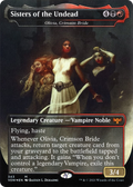 Sisters of the Undead - Olivia, Crimson Bride (VOW-343) - Innistrad: Crimson Vow / Sisters of the Undead (Borderless) Foil