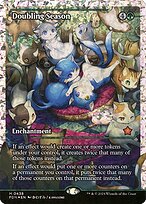 Doubling Season (Showcase) (Fracture Foil) (FDN-438) - Foundations: (Showcase, enchantment) Foil