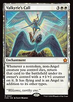 Valkyrie's Call (FDN-027) - Foundations: (enchantment)
