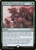 March of Burgeoning Life (NEO-201) - Kamigawa: Neon Dynasty