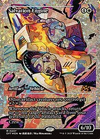 Salvation Engine (Showcase) (Fracture Foil) (DFT-407) - Aetherdrift: (Showcase) Foil
