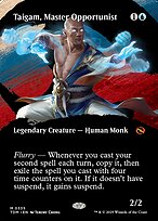 Taigam, Master Opportunist (Borderless) (TDM-335) - Tarkir: Dragonstorm: (Showcase)