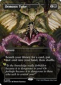 Demonic Tutor (Borderless) (CMM-696) - Commander Masters (Borderless)