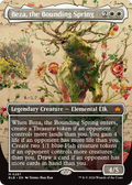 Beza, the Bounding Spring (Borderless) (BLB-287) - Bloomburrow: (Showcase)