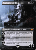 Sorin the Mirthless (Borderless) (VOW-278) - Innistrad: Crimson Vow (Borderless) Foil
