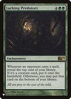Lurking Predators (LIST-M10-190) - The List
