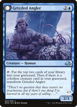 Grizzled Angler // Grisly Anglerfish (EMN-063) - Eldritch Moon: (mooneldrazidfc)