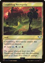 Crumbling Necropolis (Surge Foil) (40K-273) - Warhammer 40,000 Commander Foil