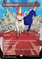 Crash Through (SLD-591) - Secret Lair Drop (Borderless) Foil