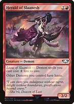 Herald of Slaanesh (Surge Foil) (40K-077) - Warhammer 40,000 Commander Foil