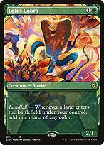 Lotus Cobra (Showcase) (ZNR-307) - Zendikar Rising: (Showcase) Foil