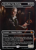 Abraham Van Helsing - Savior of Ollenbock (VOW-330) - Innistrad: Crimson Vow / Abraham Van Helsing (Borderless) Foil