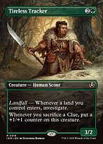 Tireless Tracker (Borderless) (INR-318) - Innistrad Remastered Foil