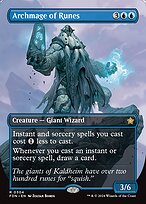 Archmage of Runes (Borderless) (FDN-304) - Foundations
