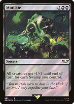 Mutilate (Surge Foil) (40K-203) - Warhammer 40,000 Commander Foil