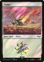 Plains (306) (Surge Foil) (40K-306) - Warhammer 40,000 Commander Foil