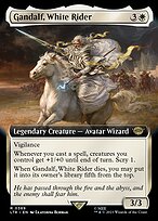 Gandalf, White Rider (Extended Art) (LTR-389) - The Lord of the Rings: Tales of Middle-earth: (Extended Art)